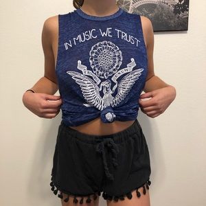 In Music We Trust muscle tee